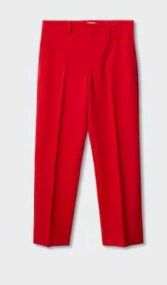 Mango червен панталон