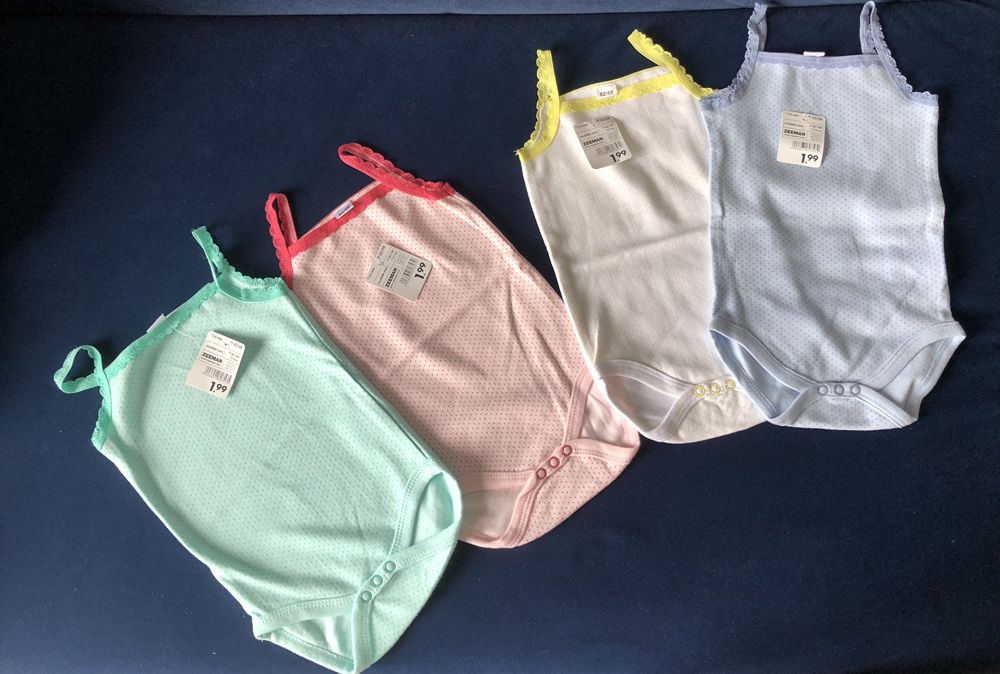 Set de 4 body maieu