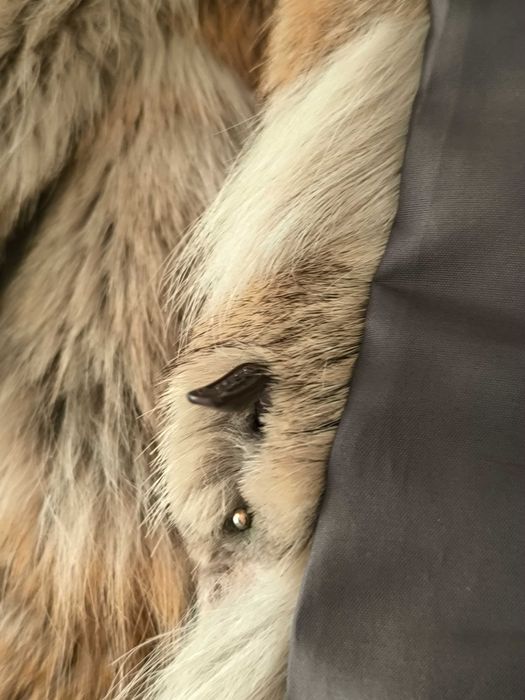 Кожух от естествена кожа лисица