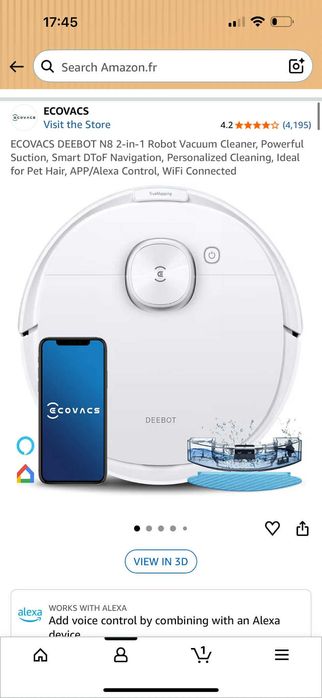 Прахосмукачка робот Deebot