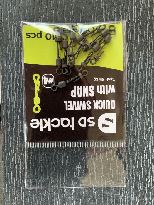 SD tackle Вирбел бърза връзка със закачване/ QUICK SWIVEL with SNAP #4