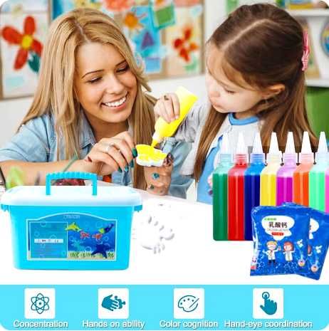 Вълшебен 3D Гел желе Морски животни Арт Комплект Направи си сам