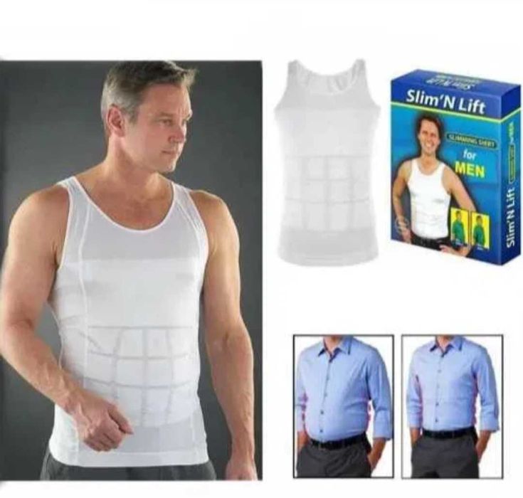 Майка для похудения Утягивающая майка для мужчин Slim N Lift
