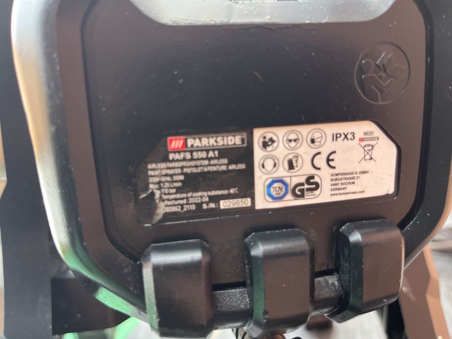 Система за Боядисване PARSIDE Парксайд 550W 110bar. Внос Германия