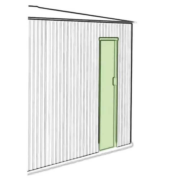 Метален гараж за автомобил Kingston цвят Антрацит 5.4х3.8х2.3м 19.6квм