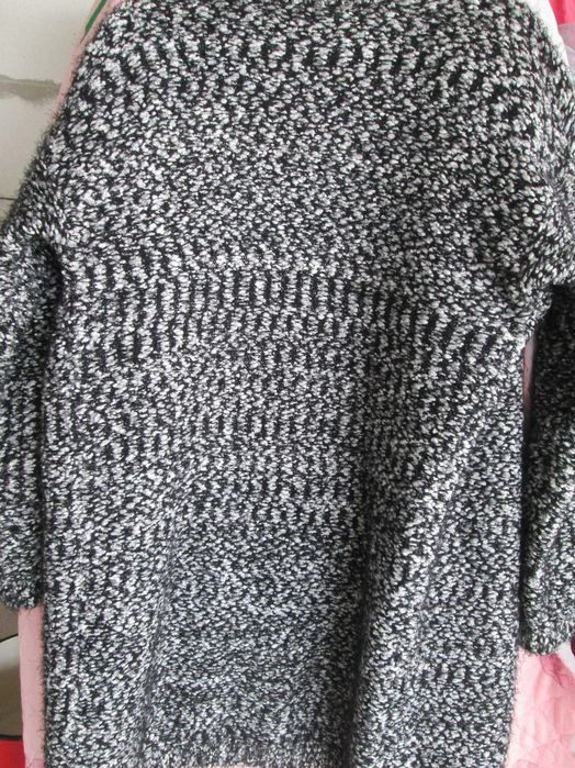 cardigan calduros alb/negru dame 44/L