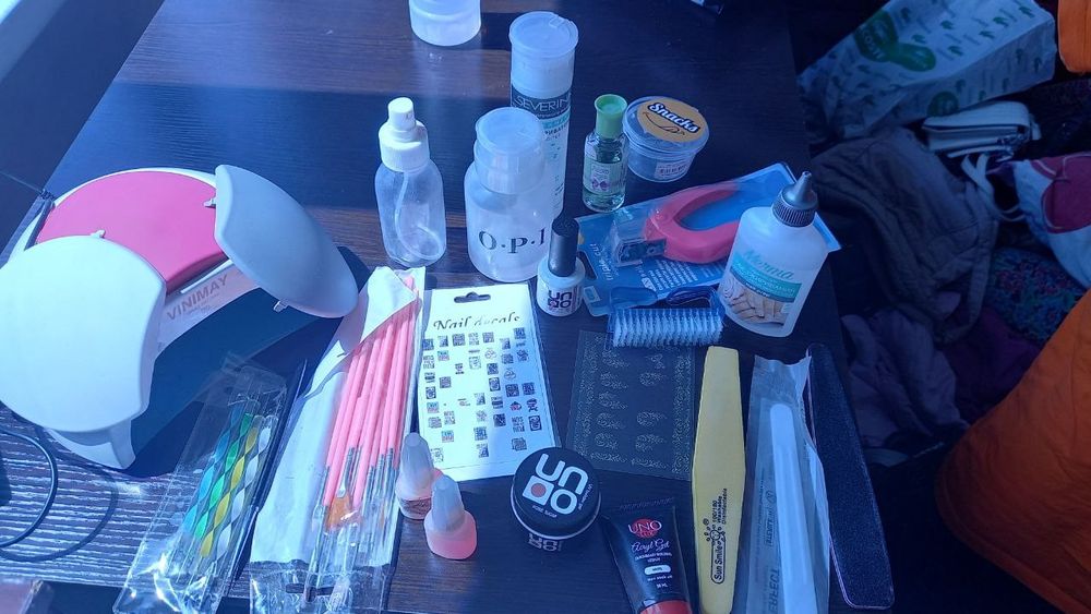 Набор для маникюра и ламинирование ресниц и бровей