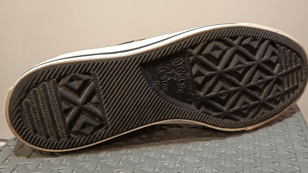 Converse Chuck Taylor All Star Animal Print Gold Shoes