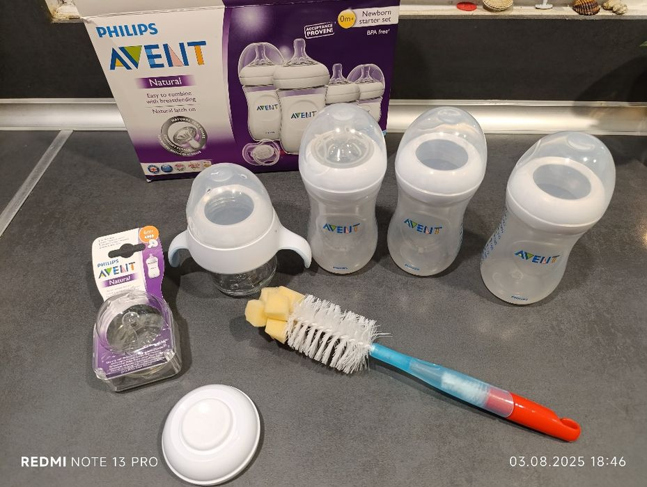 Philips Avent Комплект - ръчна помпа за кърма със стерилизатор