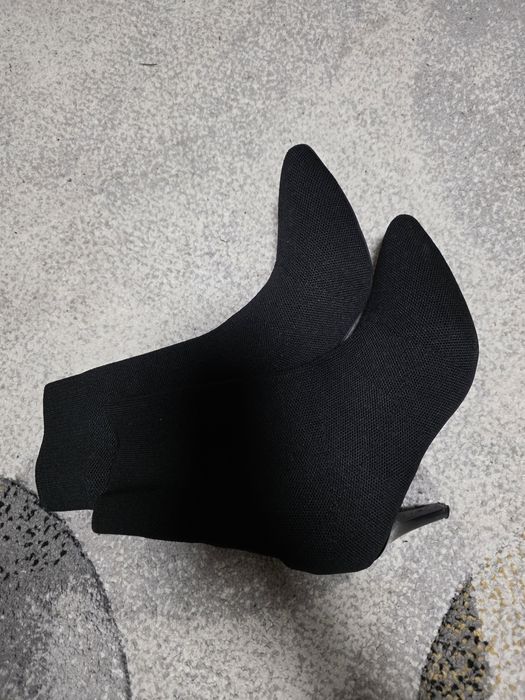 Черни дамски боти тип чорап 38 номер