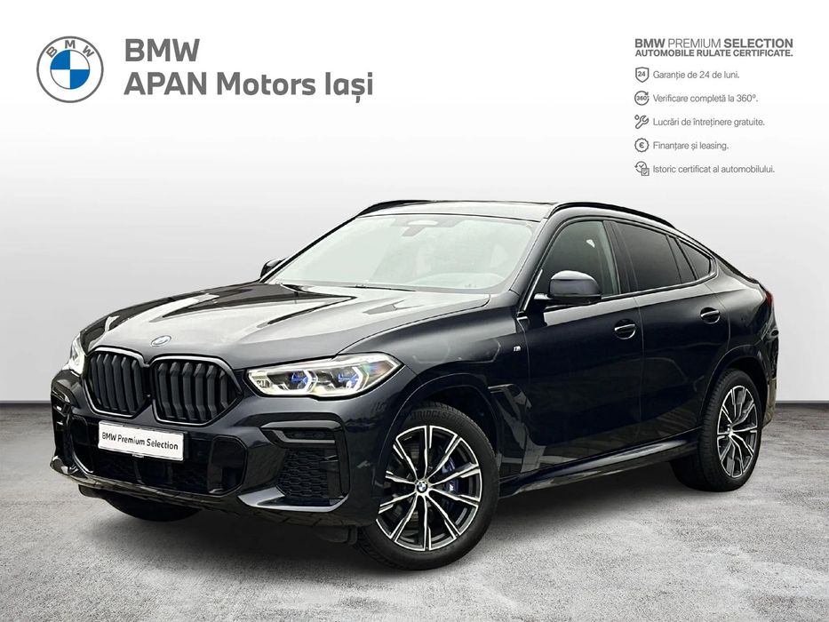 BMW X6 MHEV, Scaune comfort , Laser, Trapa Panoramica,Harman Kardon, Carlig,M