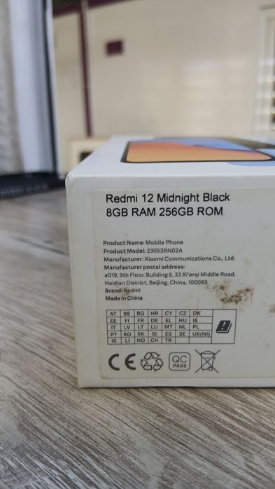 Redmi 12 joyi 256Gb apirativkasi 8+4
