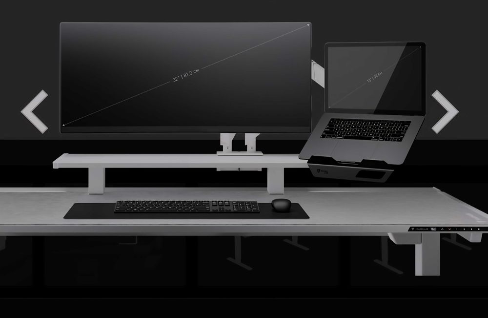 Desk Riser for MagnusPro SecretLab White / Raft birou alb Bucuresti ...