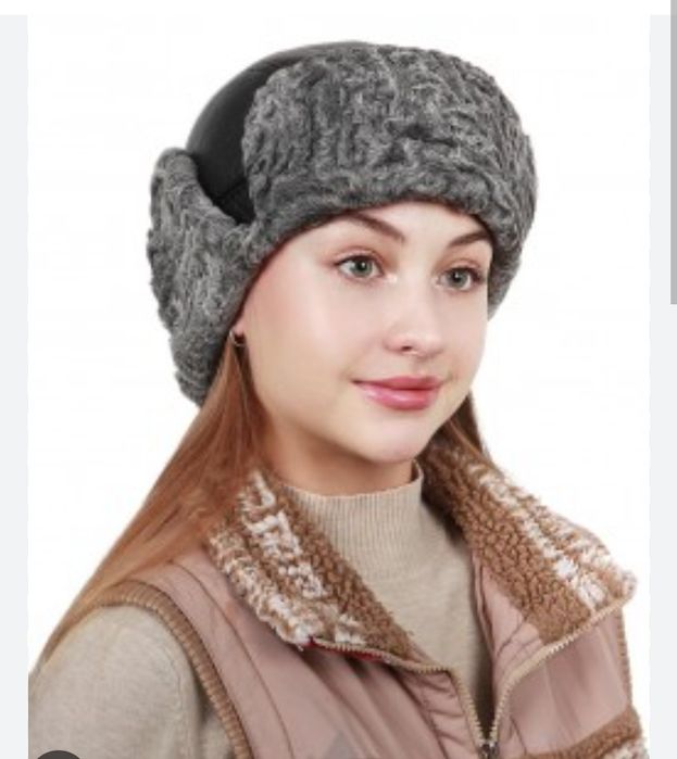 Каракуль кепка натуральный