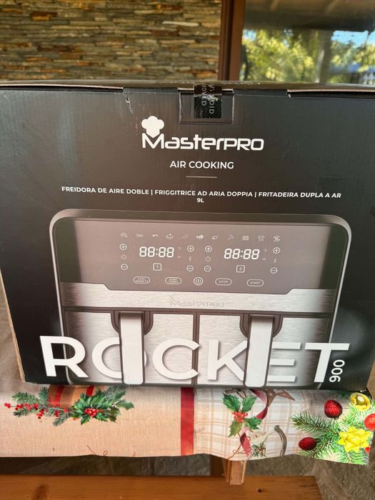 Фритюрник с горещ въздух 2400W 9л.Masterpro Rocket Duo 900