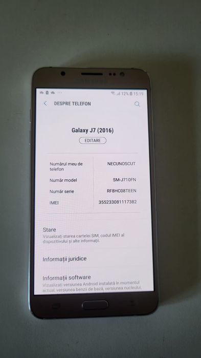 Samsung Galaxi  J  7 / 2016