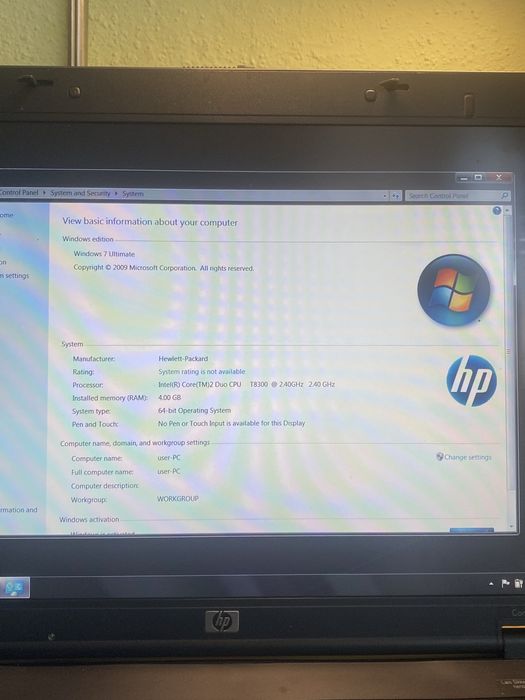 Vand laptop hp compaq 8510p