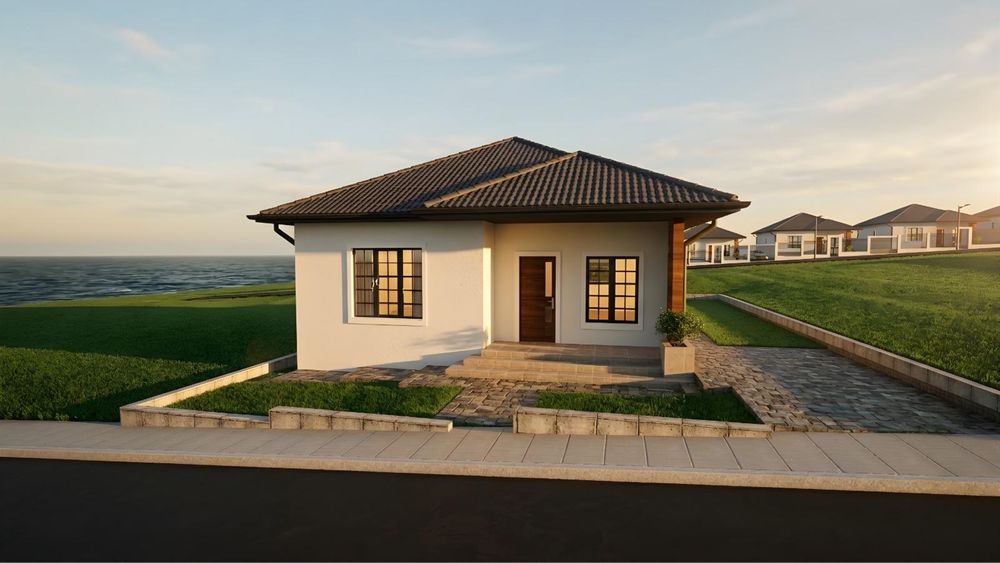 Casa cu 3 camere, Centru LUMINA  teren 250 mp