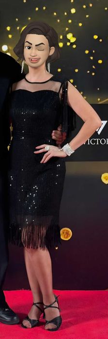 Вечернее платье черное Размер S-M