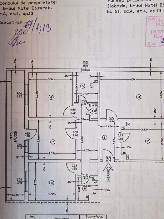 Vand apartament 4 camere,zona centrala,Slobozia