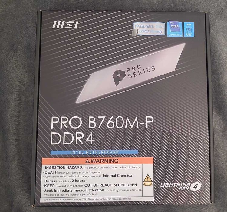 Kit Gaming Nou/Sigilat: Intel i5-14600KF + Placă de bază MSI PRO B760M-P DDR4