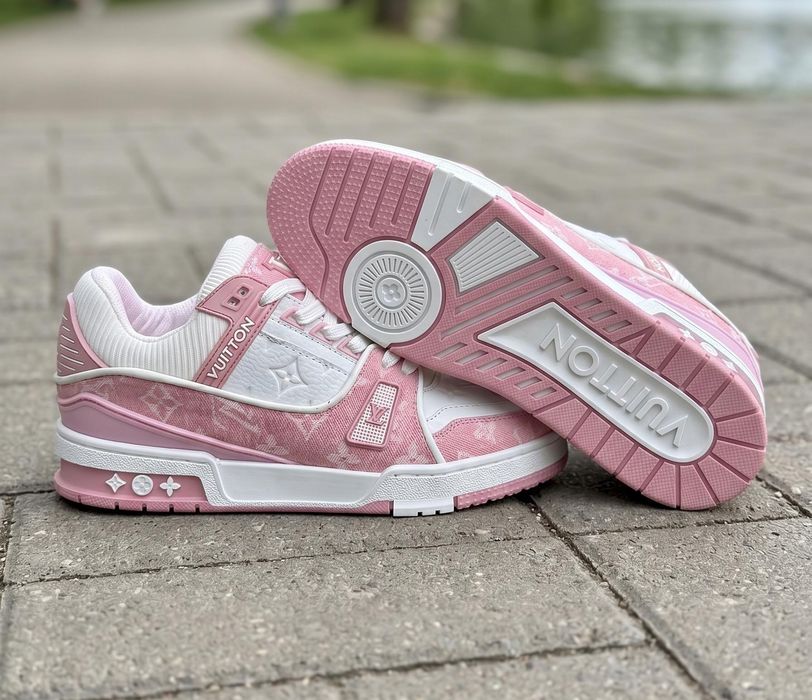 Adidasi LV Trainer Roz Dama - Full Box