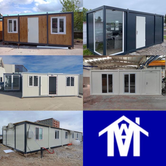 Сглобяем контейнер за живеене/офис павилион