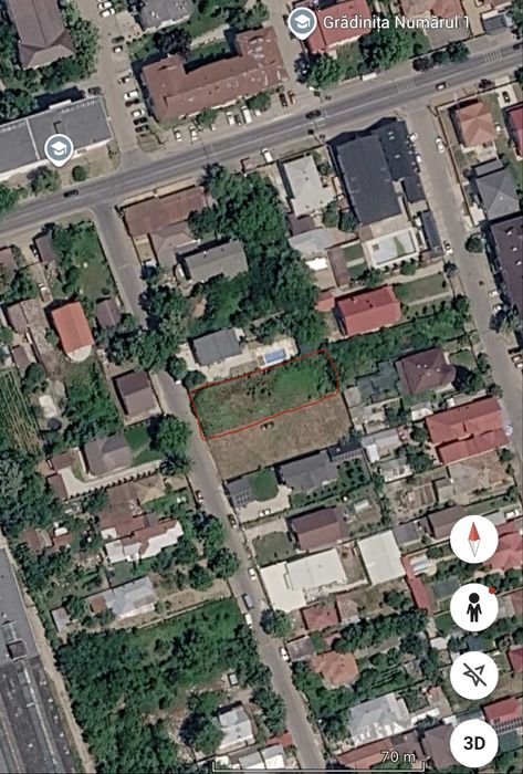 Teren Balotesti central - stradal - toate utilitatile - 700 mp