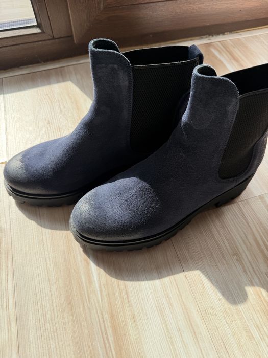 Ghete musette bleumarin