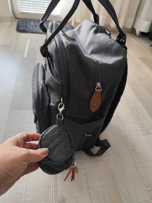 Бебешка раница/ чанта за количка размери 40/30/20 см