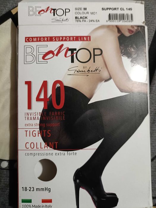 Colanti compresivi-M-  BeOnTop /Gambetti18- 23 mmHg