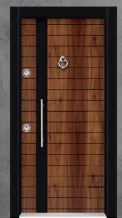 Входна врата необлякана каса-Striped