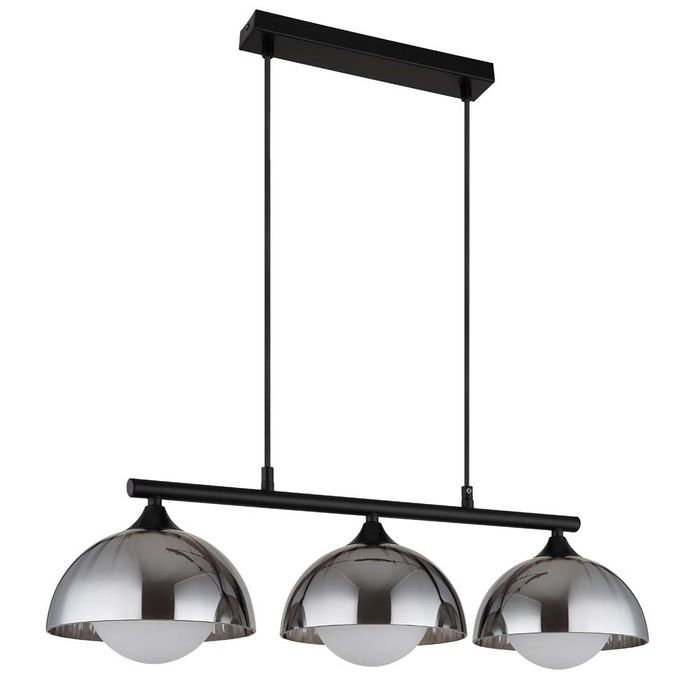 Полилей с абажури от опушено стъкло