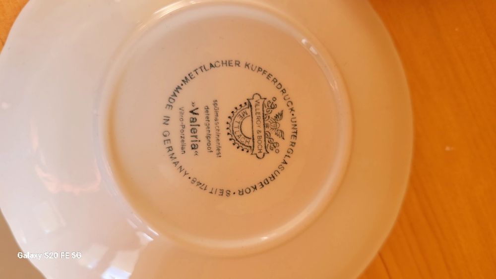 Декоративен детски италиански винтидж  порцеланов комплект