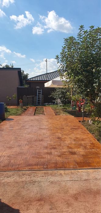 Beton amprentat, elicopterizat si maturat