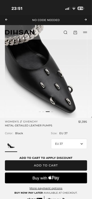 Pantofi dama Givenchy marimea 38