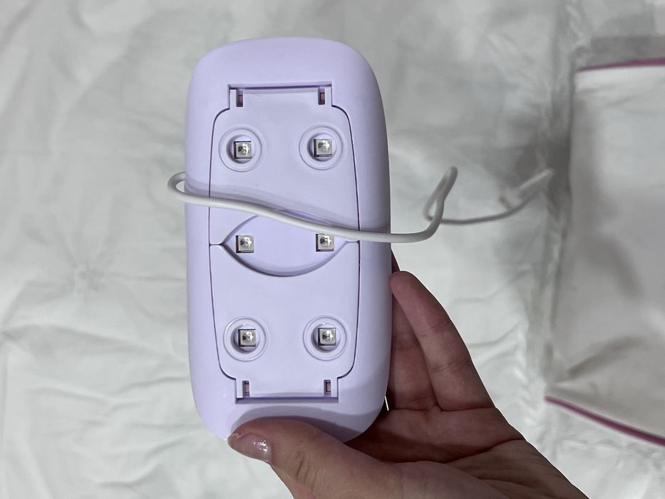 Мини версия Led лампа для сушки ногтей гель лак