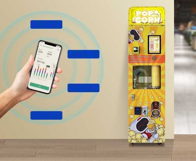 Професионална вендинг машина за царевични пуканки Popcorn Vending Pro