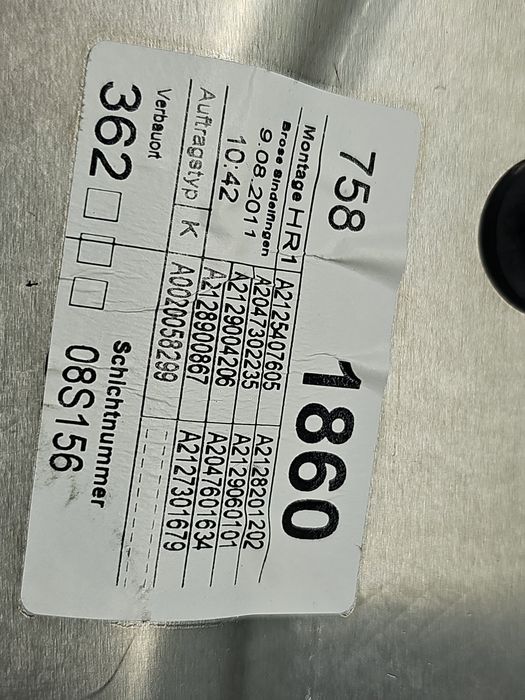 Macara electrica geam dreapta spate Mercedes Clasa E (W212) [Fabr 2009