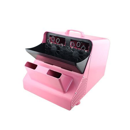 Masina dubla de facut baloane de sapun cu telecomanda roz