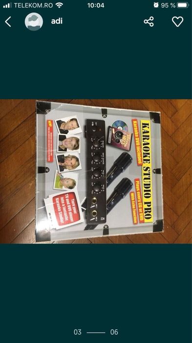 Set Karaoke microfon copii