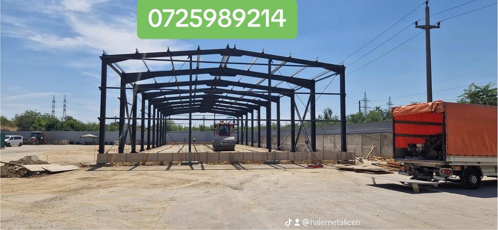 Vand hala metalica structura metalica IPE300 HEA260 IPE200 IPE270