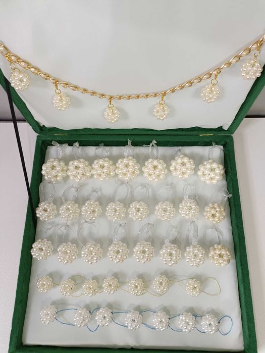 Ёлочные игрушки из бусин hamdmade