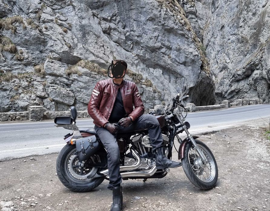 Vand geaca moto de piele Spyke Milano 2.0 Man