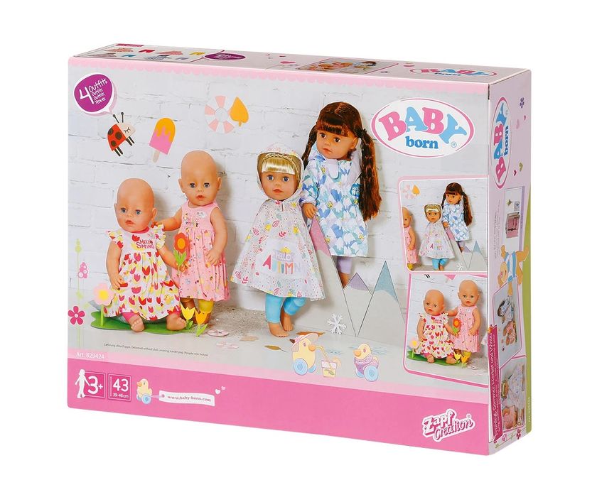 BABY Born - Сезонни дрешки за кукла 43 см