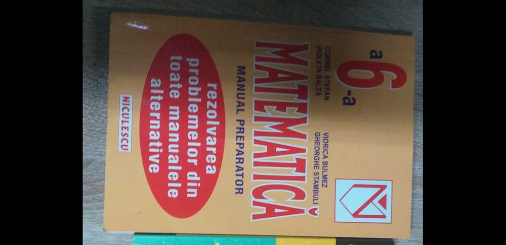 Manuale școlare  matematică clasele aVI-a și a VII-a.