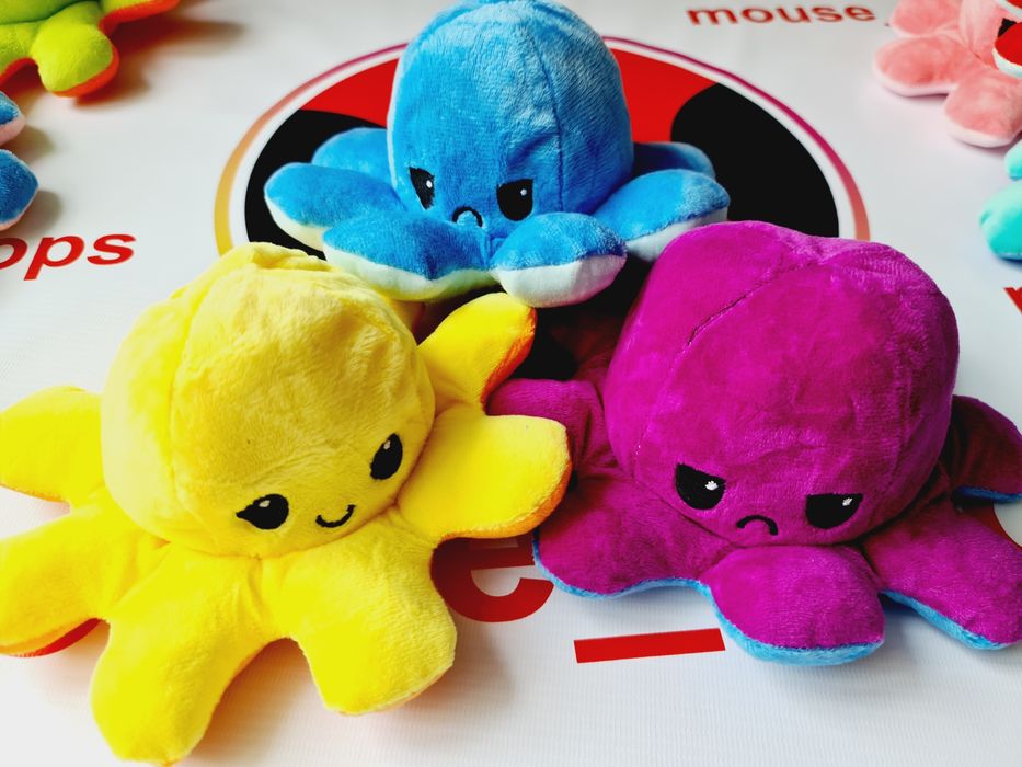 Осьминог перевертыш 10 см