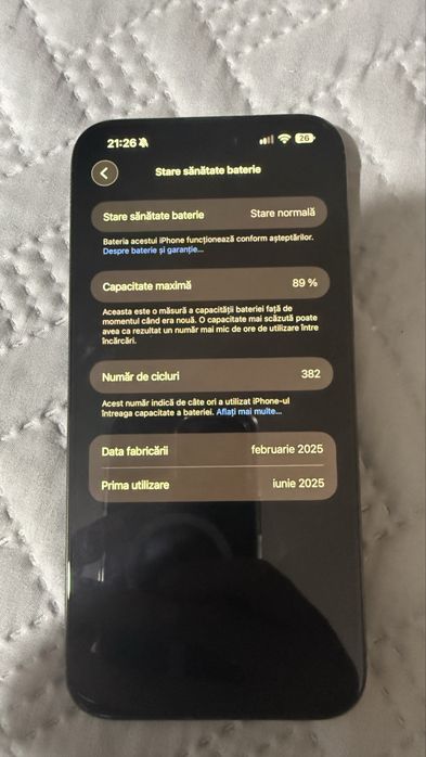Iphone 15 pro max, 256 GB, Black