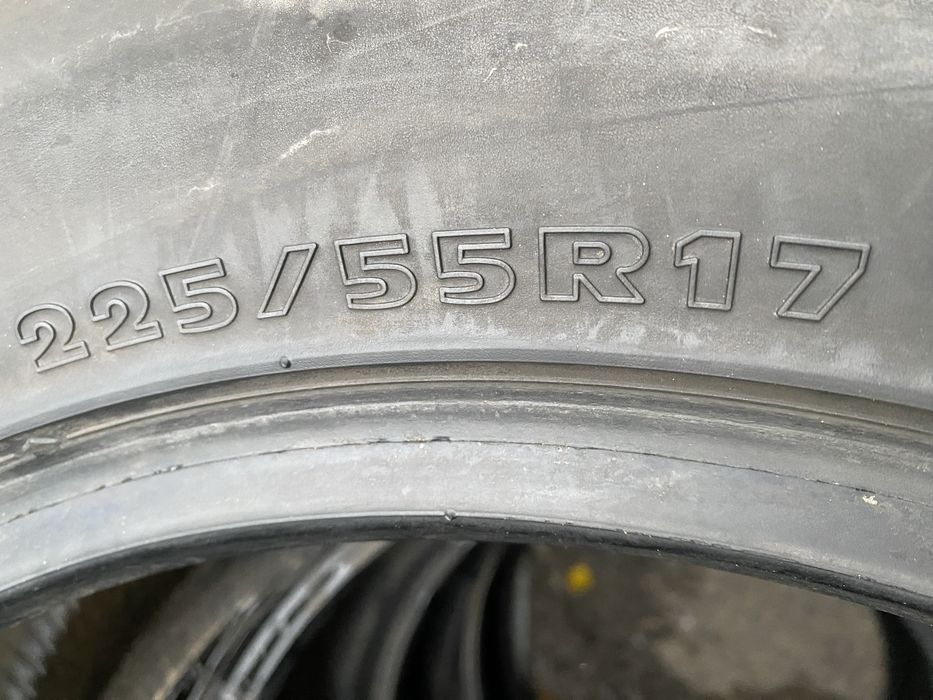Шины 225/55/17 комплект бу ханкок