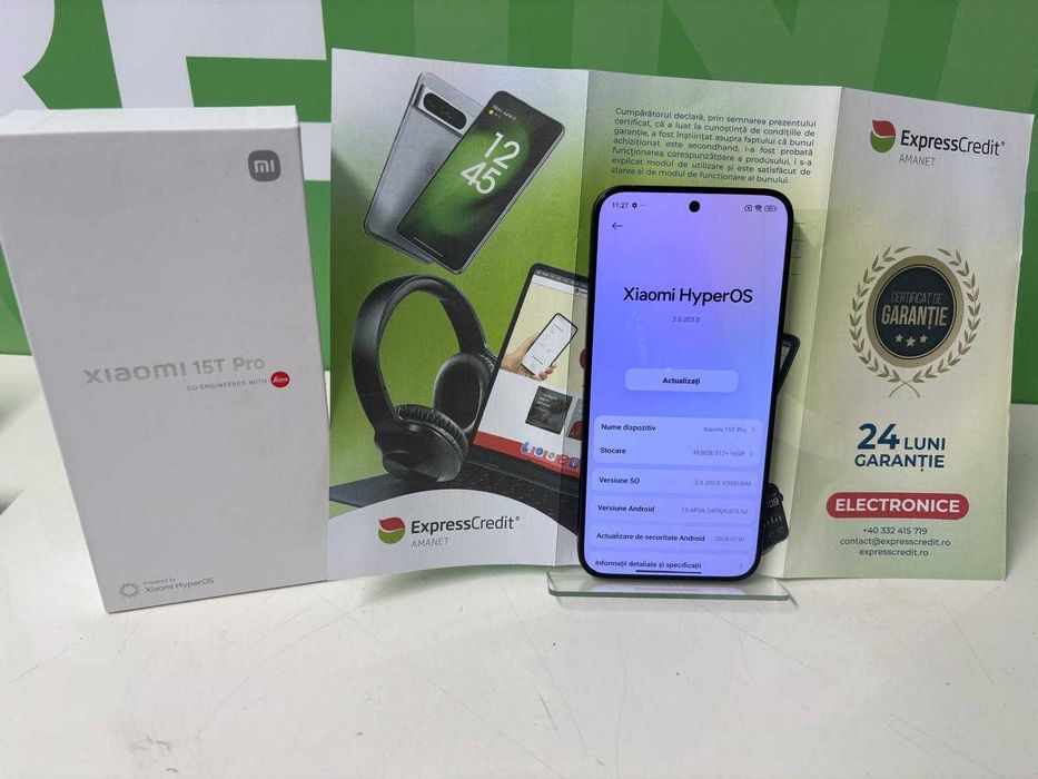 Xiaomi 15T Pro (B.61015-Tatarasi) Garantie 2 ani! 2650 lei